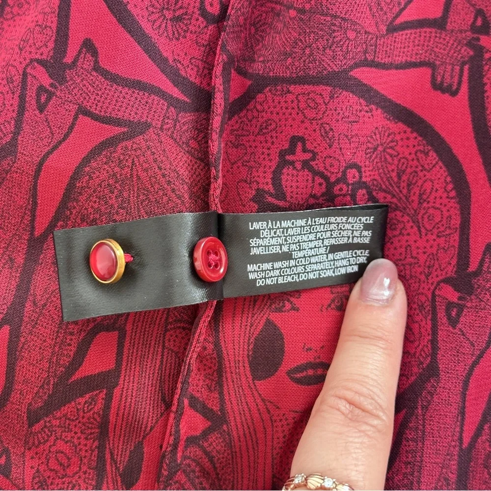 Simons Icone Red Gothic Longsleeves - Picture 14 of 14